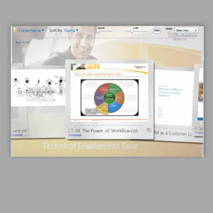 SharePoint SilverView - Multi-Touch Document Explorer 2008-2009